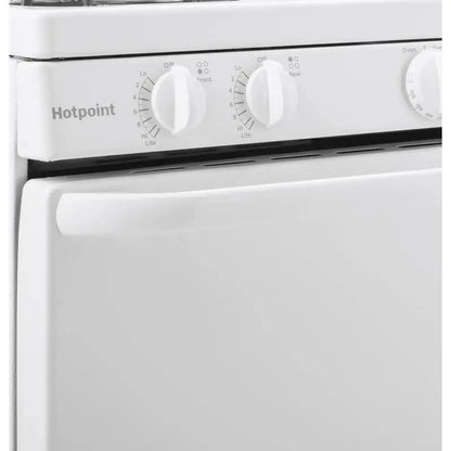 White 20-Inch Four-Burner Free-Standing Electric Range