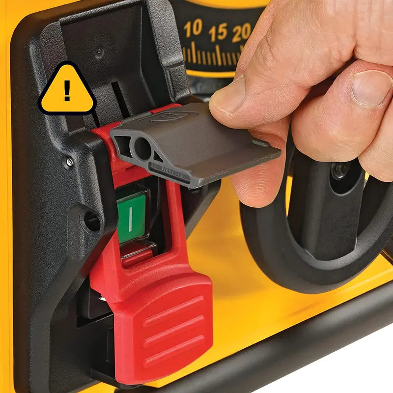 DEWALT DWE7485 Compact Jobsite Table Saw  8-1/4″ Blade Precision Cutting System