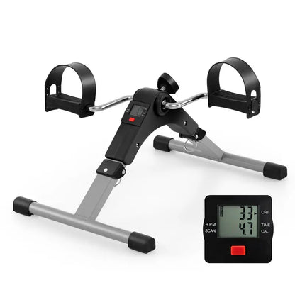 Compact Under-Desk Pedal Exerciser for Low-Impact Arm and Leg Fitness