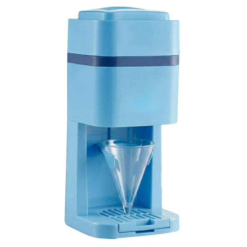 16 oz Shaved Ice Maker with Cone Holder for Homemade Snow Cones