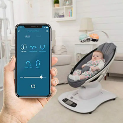 4moms MamaRoo 4 Smart Baby Swing with Bluetooth & 5 Soothing Motions