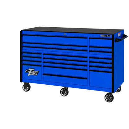 Extreme Tools RX250 Rolling Tool Cart  72″ × 30″, 19-Drawer Design with 250-LB Drawer Slides