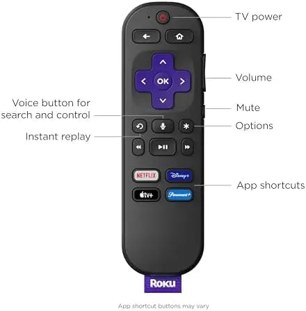 Roku Streaming Stick 4K | 4K/HDR/Dolby Vision | Portable | Free & Live TV | Roku Voice Remote