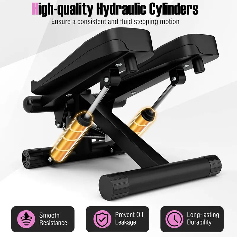 Compact Mini Stepper Machine  Low-Impact Cardio Equipment for Home Fitness and Office Use