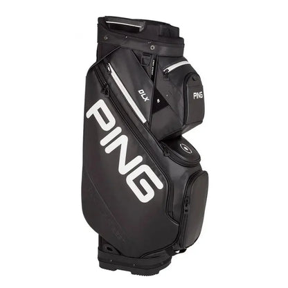 DLX Golf Cart Bag  Lightweight White Carry Bag with Organized Compartments (2025 Version)