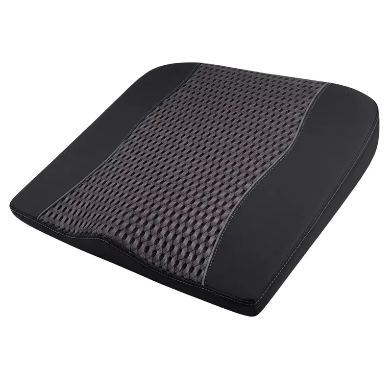 Driver-Focused Memory Foam Seat Cushion with Non-Slip Base & Breathable Fabric