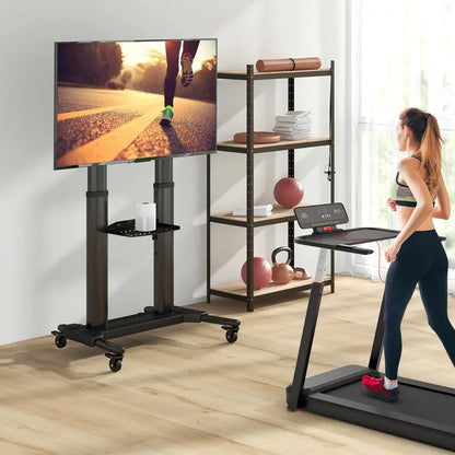 Mobile TV Stand Compatible with 32″85″ Flat or Curved Screens and VESA 400×700mm Mounting