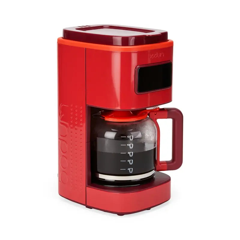 Bodum Programmable 12-Cup Red Coffee Maker