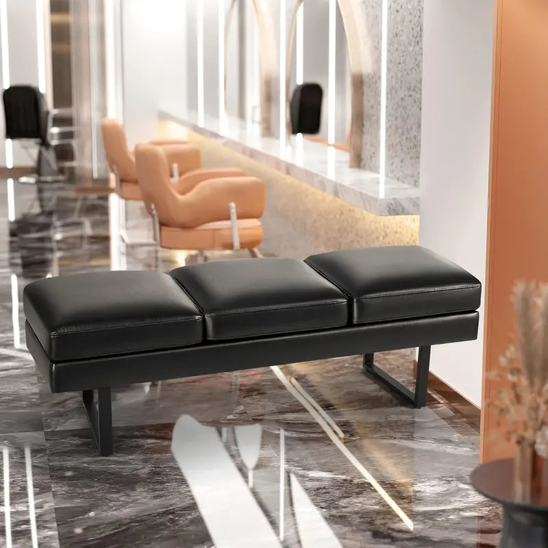 Furmax Faux Leather Guest Chairs for Waiting Rooms and Offices
