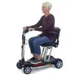 Full-Featured 4-Wheel Electric Mobility Scooter for Adults  Indoor & Outdoor Use