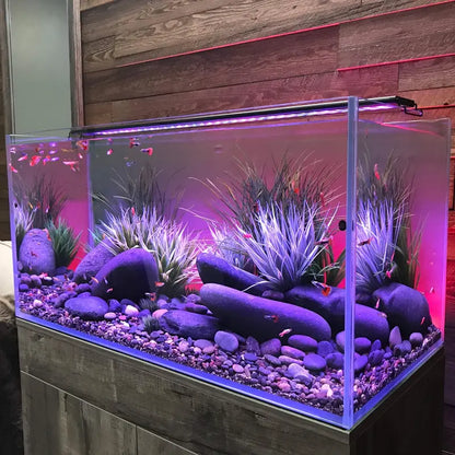 72-Inch Serene Aquarium Experience Kit: LED Light, Frosted Background Film, Audio Speaker & Backlight (Model 4028)