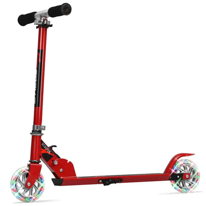 Kids’ Folding Kick Scooter  Aluminum Frame with Dual Flashing LED Wheels