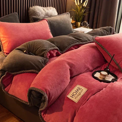 Winter Duvet Cover Set with Ultra-Soft Gentle-Touch Fabric