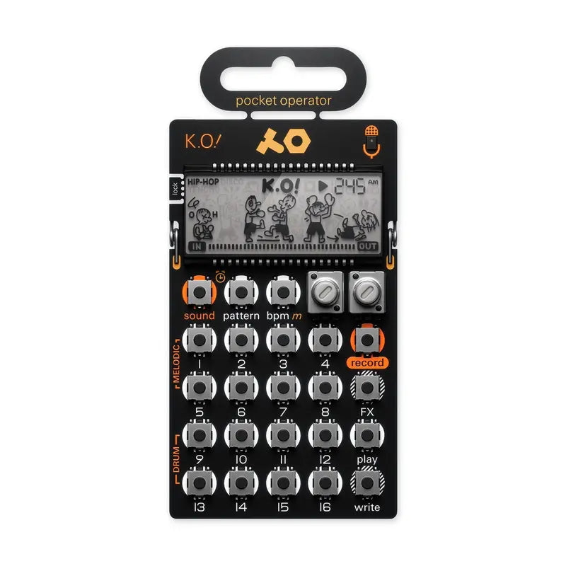 Teenage Engineering PO-33 K.O! Pocket Operator Synthesizer  Compact Music Maker