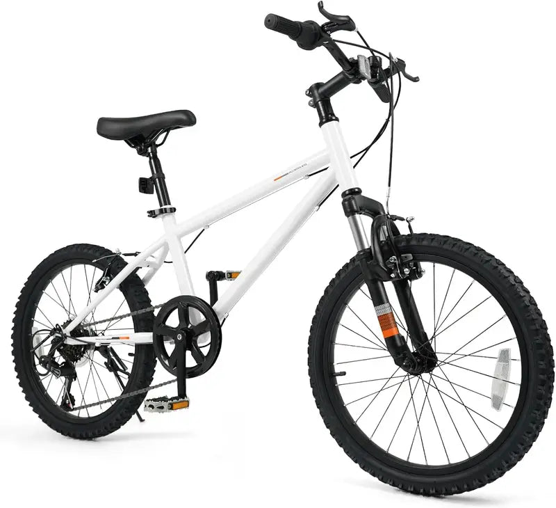 Kids’ 20- and 24-Inch Mountain Bike  6-Speed Drivetrain with Front Suspension Fork