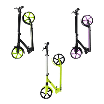 Kid-Sized Adjustable Aluminum Folding Scooter with Safety Brake System