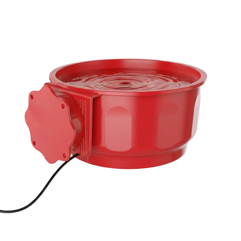 Corded Heated Water Bowl with LED Power Indicator for Pets