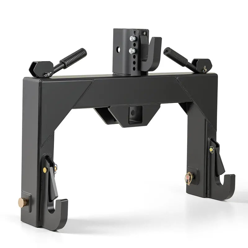 Adjustable 3-Point Quick Hitch  3000 lb Towing Capacity with 5-Position Height Settings