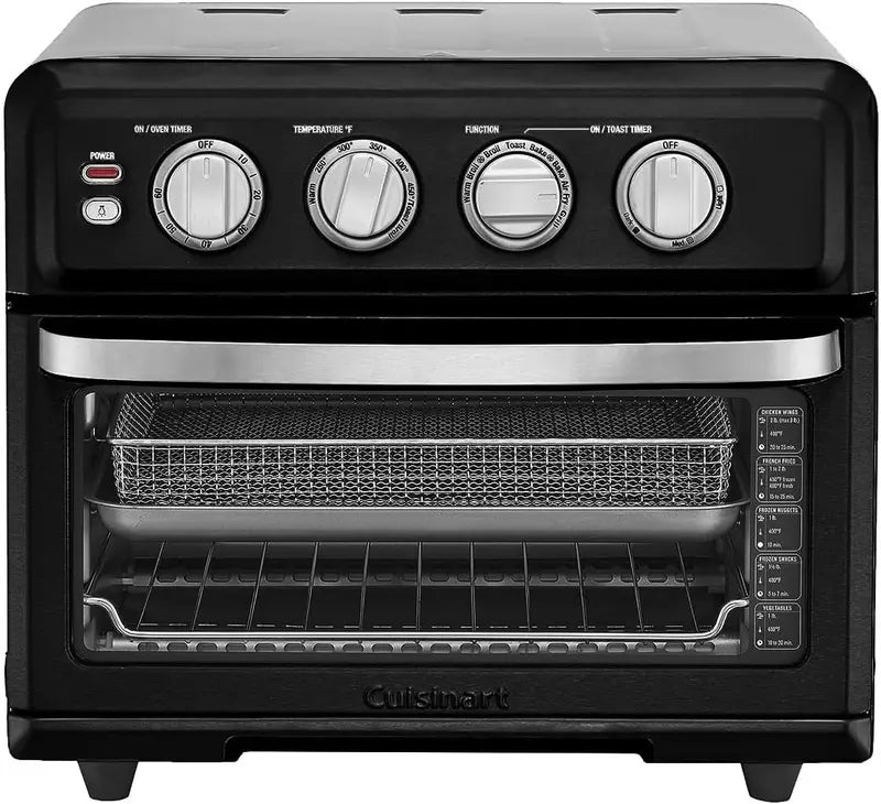 Cuisinart Air Fryer Toaster Oven with Grill  1800W 8-in-1 Convection Oven with Bake Function