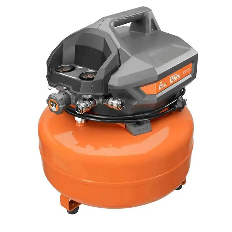 6-Gallon Portable Pancake Air Compressor  Oil-Free, Compact Design (Model OF60150HB)