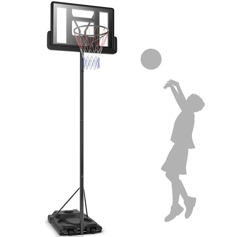 Lightweight Outdoor Basketball Hoop  Easy-Setup Portable Goal for Driveways and Backyards