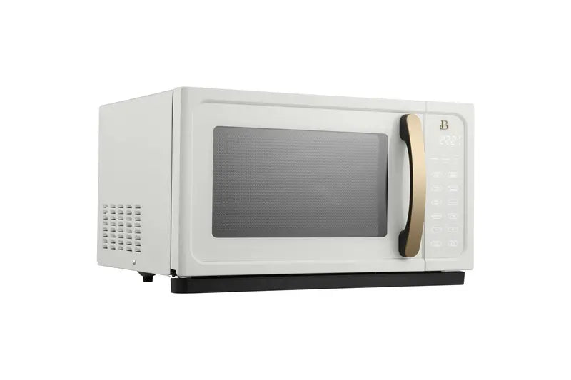 1.1 Cu ft 1000W Sensor Microwave Oven  White Icing