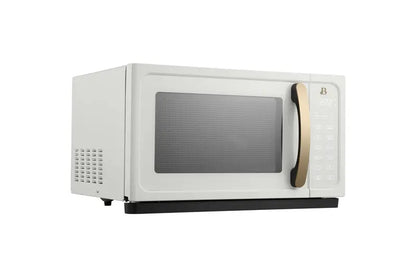 1.1 Cu ft 1000W Sensor Microwave Oven  White Icing