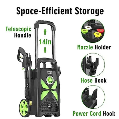 SWIPESMITH 3000 Max PSI 2.4 GPM Power Washer with Telescopic Handle