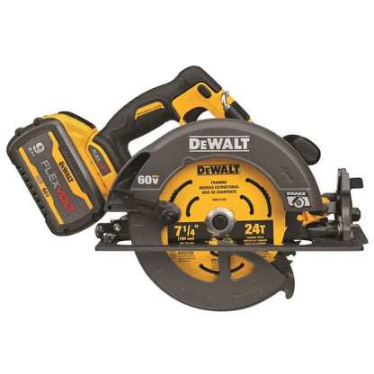 DEWALT FLEXVOLT 60V MAX 7-1/4″ Circular Saw Kit with Brake Brushless DCS578X2 from DEWALT