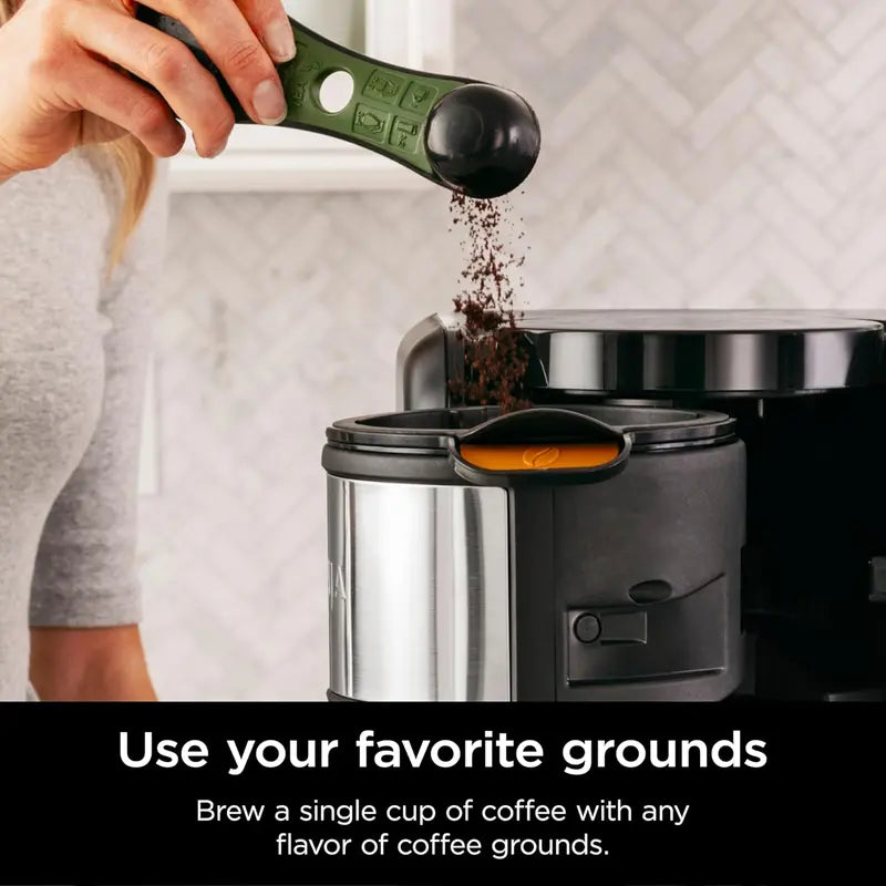 Ninja CP307 Hot & Cold Brew System  6 Sizes, 5 Brewing Styles, Thermal Carafe & Frother