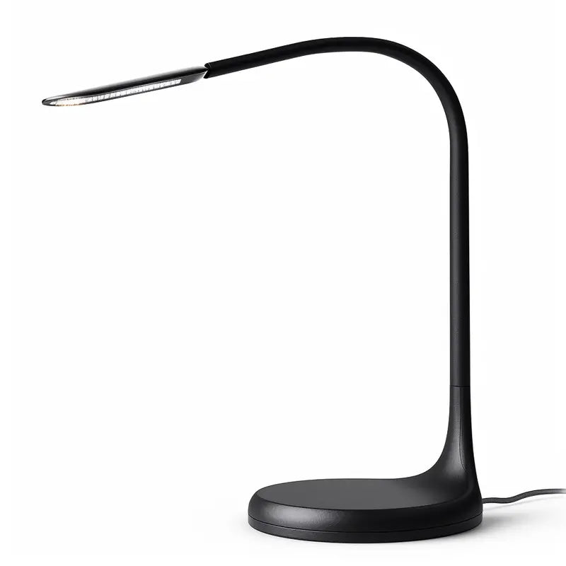 Helpox Nordic Arch LED Desk Lamp  Minimalist Eye-Caring Table Light with Touch Controls