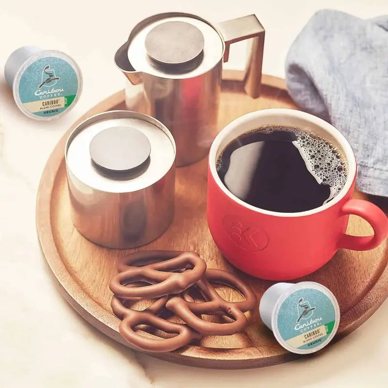 Caribou Coffee Decaf K-Cup Pods, Medium Roast, 96 Count  Rainforest Alliance Certified