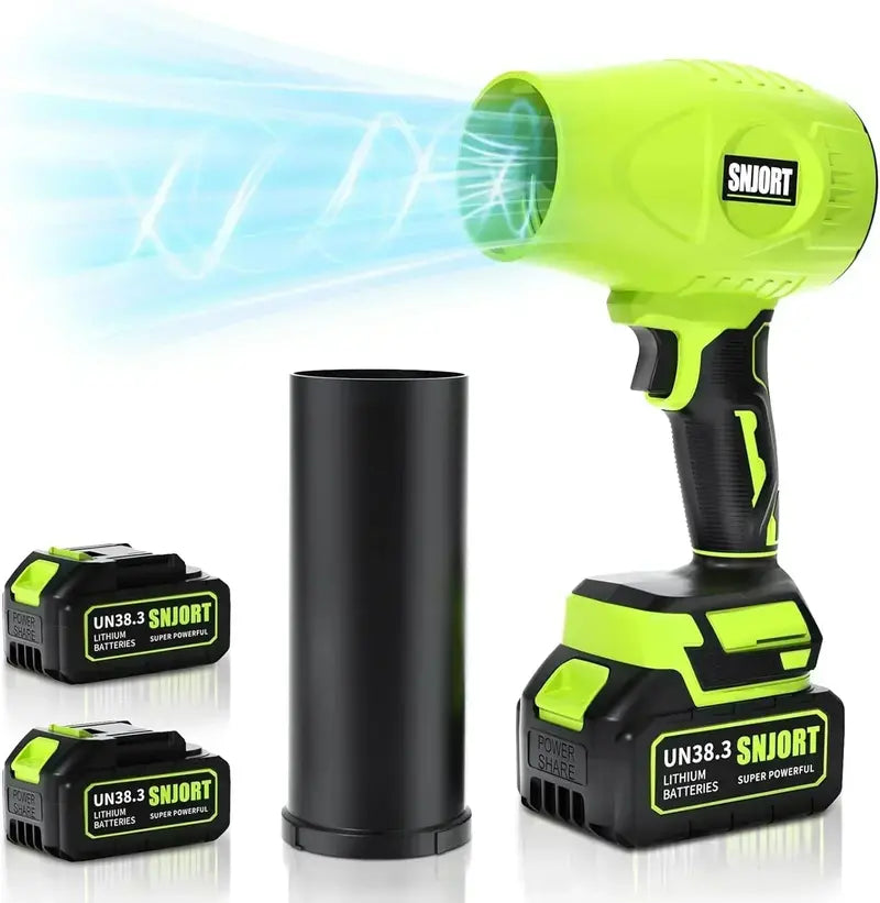 Cordless Leaf Blower with Extended Nozzle, Lightweight Handheld Design & Charger