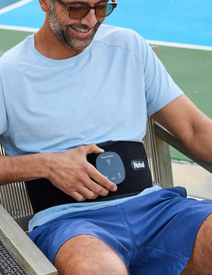 PhysioBelt  Heated Back and Waist Massage Belt with Adjustable Heat