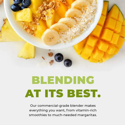 Cleanblend Commercial Blender  High-Performance Countertop Unit with 5-Year Full Warranty