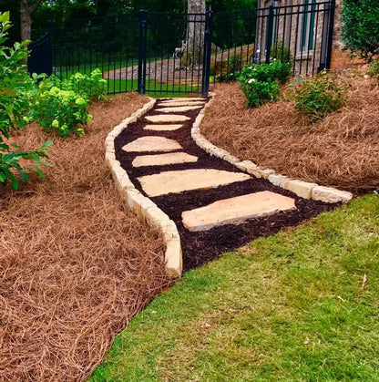 Premium Long-Needle Pine Straw Mulch  Covers Up to 300 Sq. Ft.