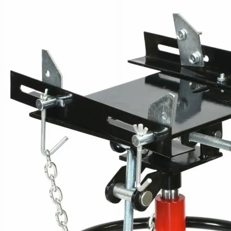 Heavy-Duty Hydraulic Transmission Jack  1660-Lb Capacity, 360° Rotating Base for Auto Repair