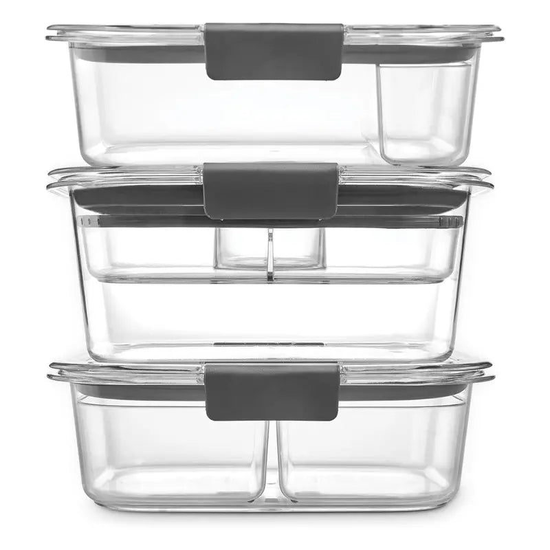 Airtight Meal Prep Containers with Secure Lids for Fresh Food Storage
