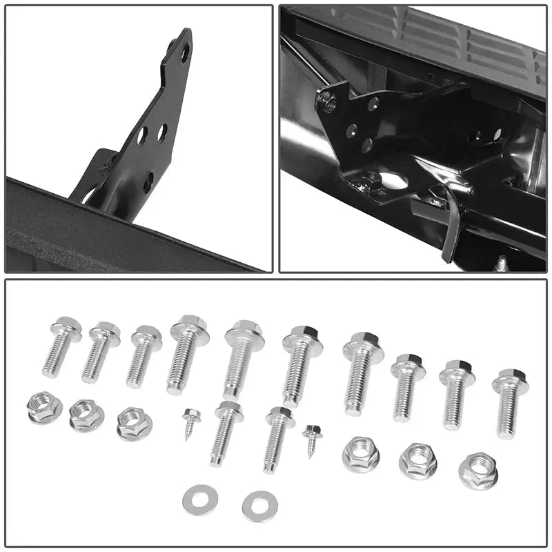 Chevy/GMC Silverado & Sierra 1500 Rear Step Bumper  Fits 20072013 Models, No Parking Sensor Cutouts