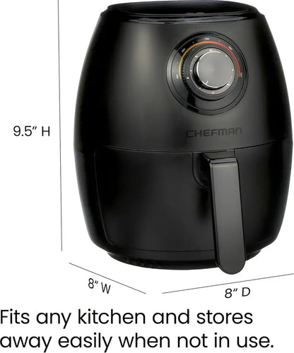 Chefman Compact 6.3-Quart Multi-Function Air Fryer  Rotisserie, Dehydrator & Convection Oven with 8 Presets