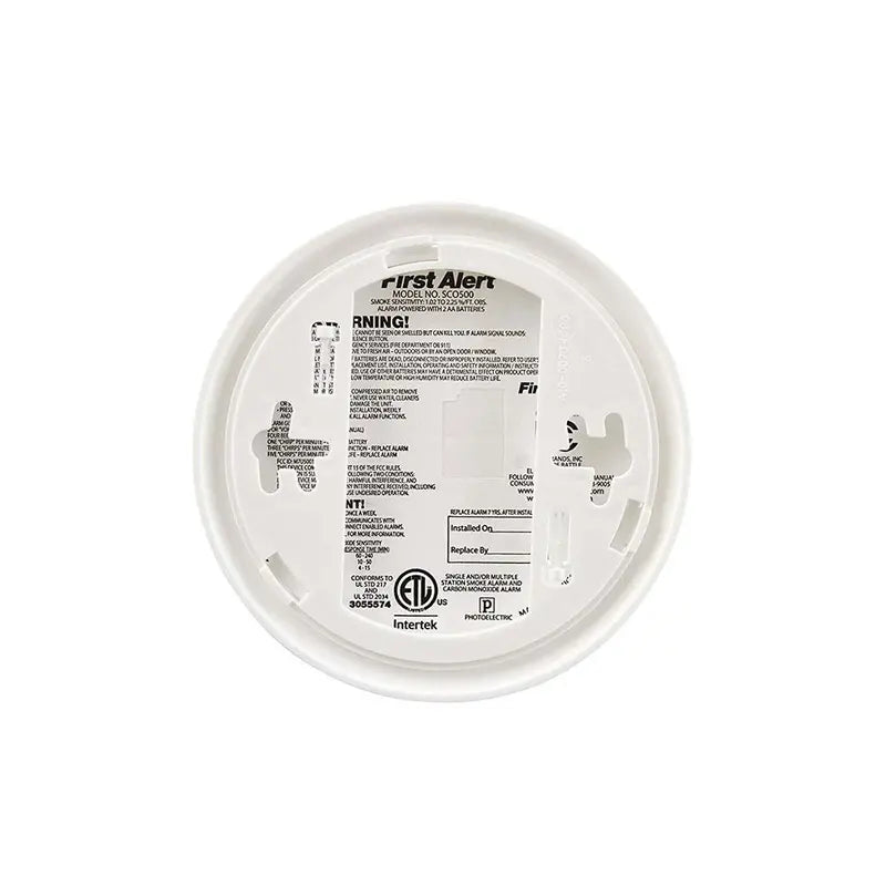 Wireless Interconnect Talking Battery Operated Smoke and Carbon Monoxide Alarm