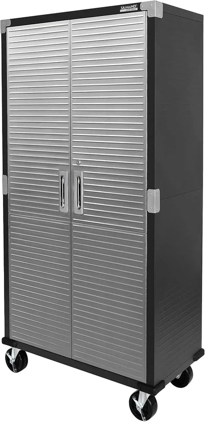 Seville Classics UltraHD Steel Storage Cabinet  36¡å W ¡Á 18¡å D ¡Á 72¡å H