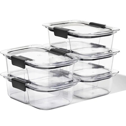 Airtight Meal Prep Containers with Secure Lids for Fresh Food Storage