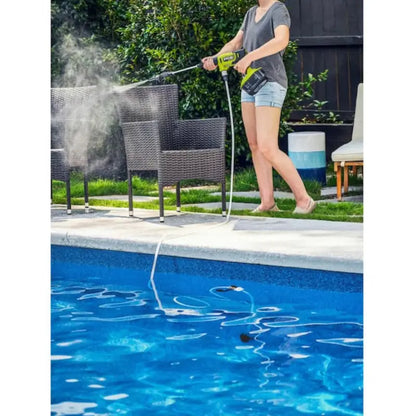 Ryobi ONE+ HP 18V Cordless Electric Pressure Washer  600 PSI, 0.7 GPM, 20 ft Siphon Hose