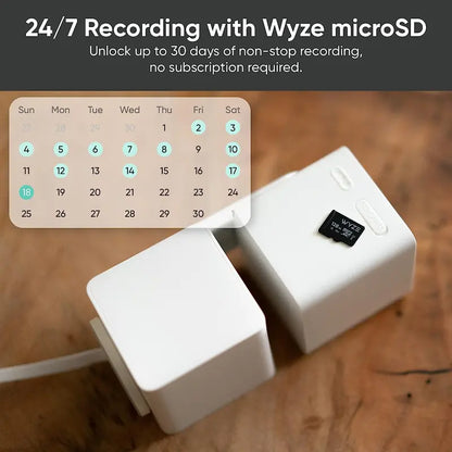 Wyze Cam Pan v3 1080p Indoor/Outdoor WiFi Security Camera with Pan/Tilt/Zoom  White