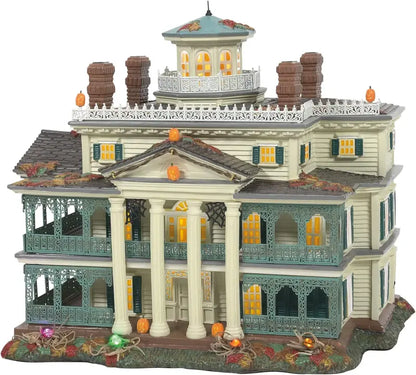 Department 56 Snow Village Haunted Mansion  Illuminated Halloween-Themed Collectible Building