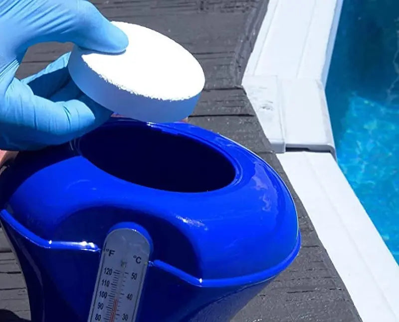 Brand C3 3″ Stabilized Chlorine Tablets for Pools & Spas  50 lbs, Slow-Dissolving, UV-Protected