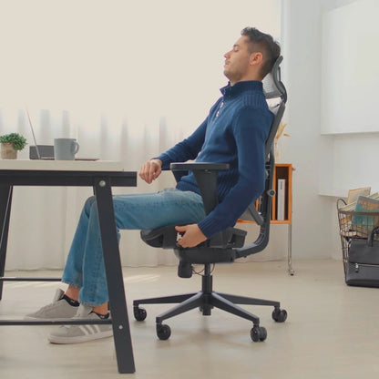 Chaise ergonomique de bureau - ELENA en mousse et maille