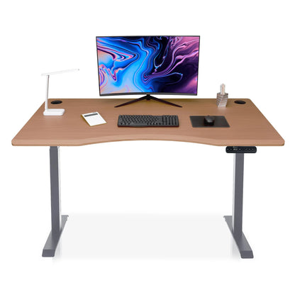 Bureau assis debout incurvé (bords arrondis) - DYNAMIC SMOOTH