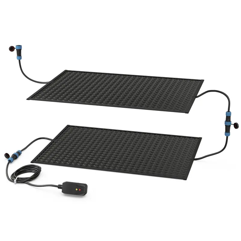 High-Speed 20″ x 30″ Heated Snow Melting Mat  3-Inch/Hour Clearance with Corded + Cordless Options